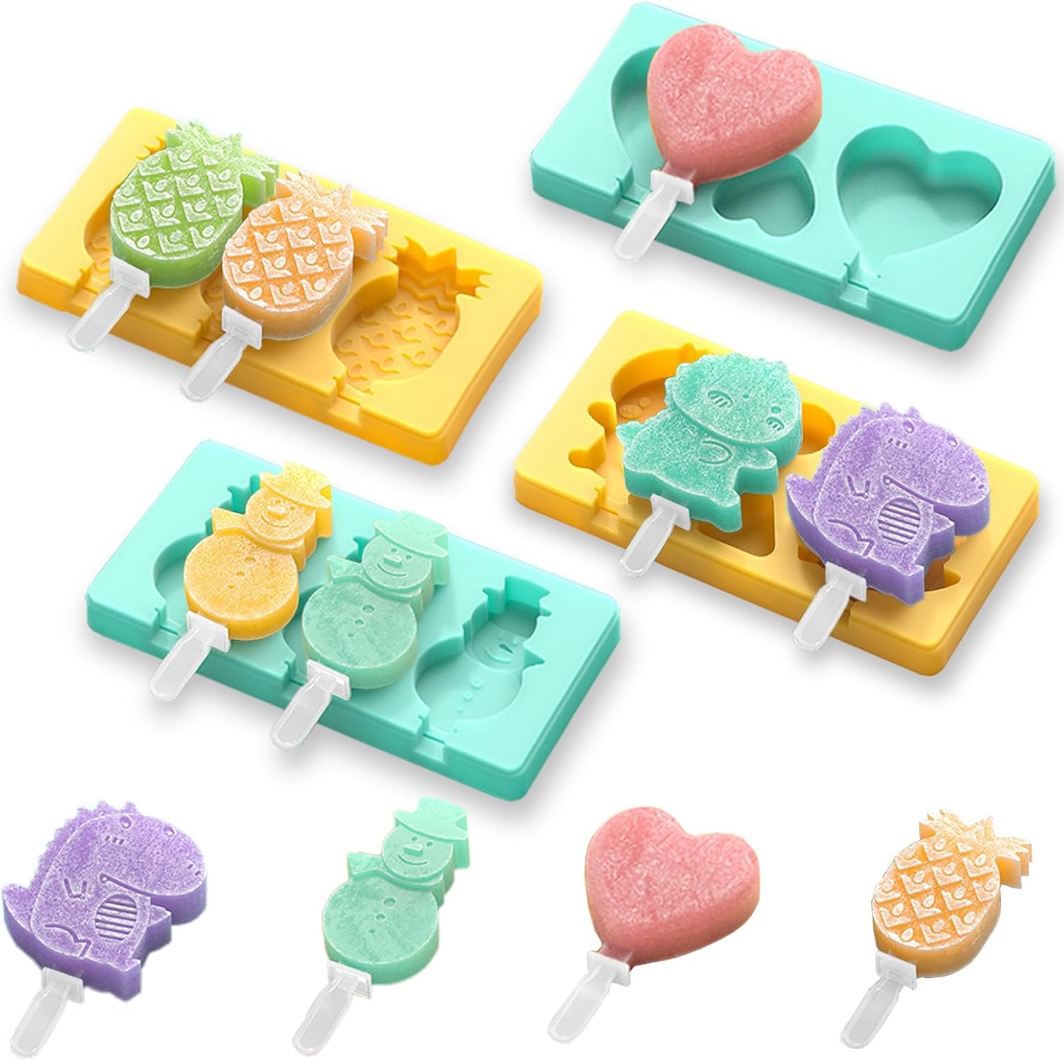 Legendary Kids Cartoon Popsicle Molds — WeirdThingsToBuy weird find