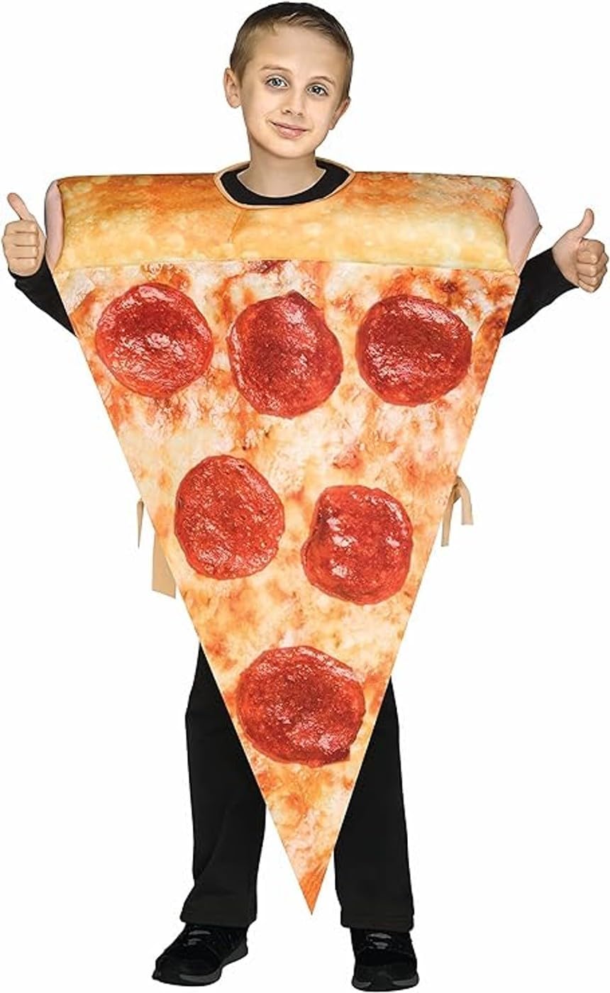 Legendary Kids Photoreal Pizza Costume Child — WeirdThingsToBuy weird find