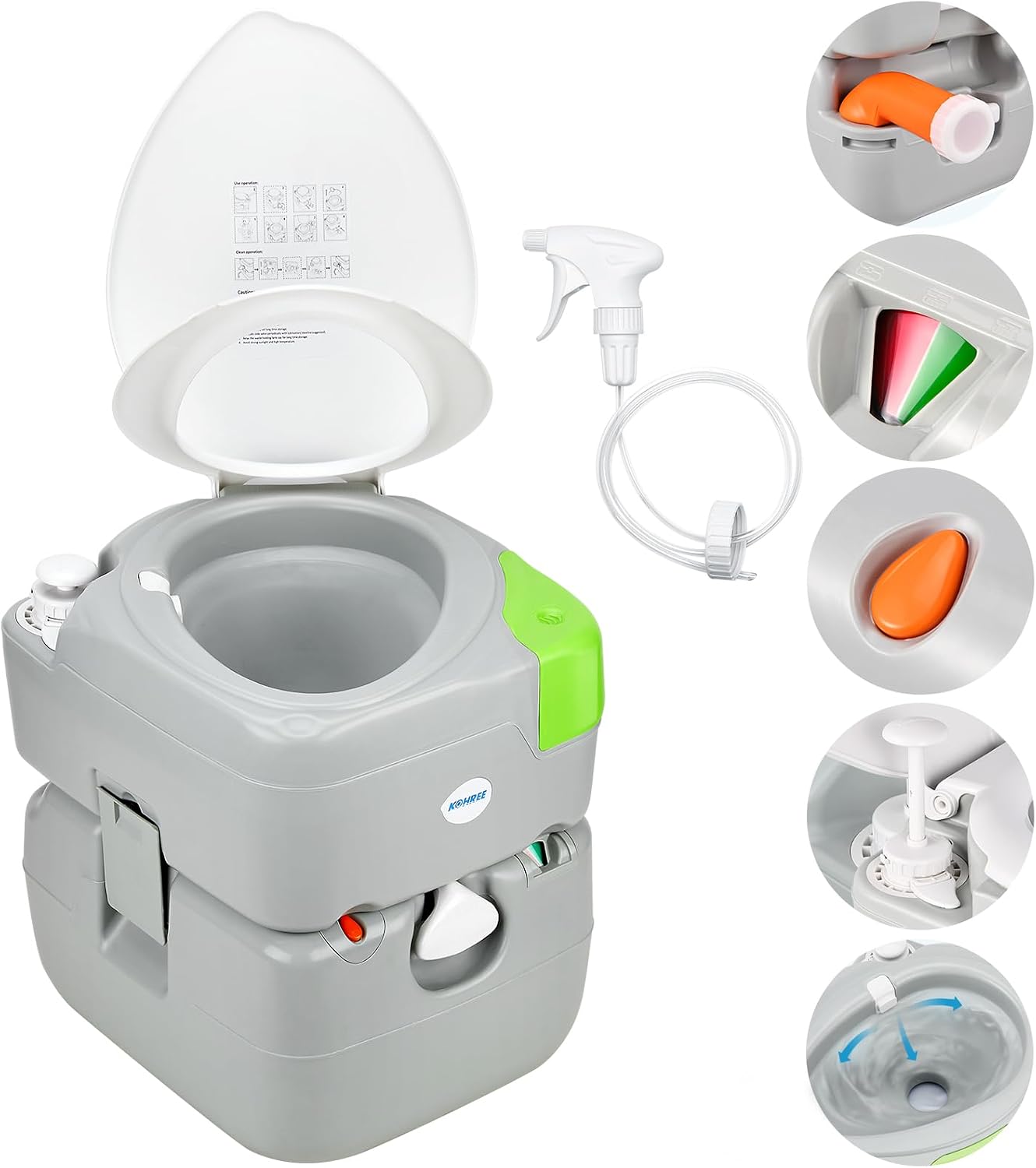 Legendary Kohree 5 8 Gal Camping — WeirdThingsToBuy weird find