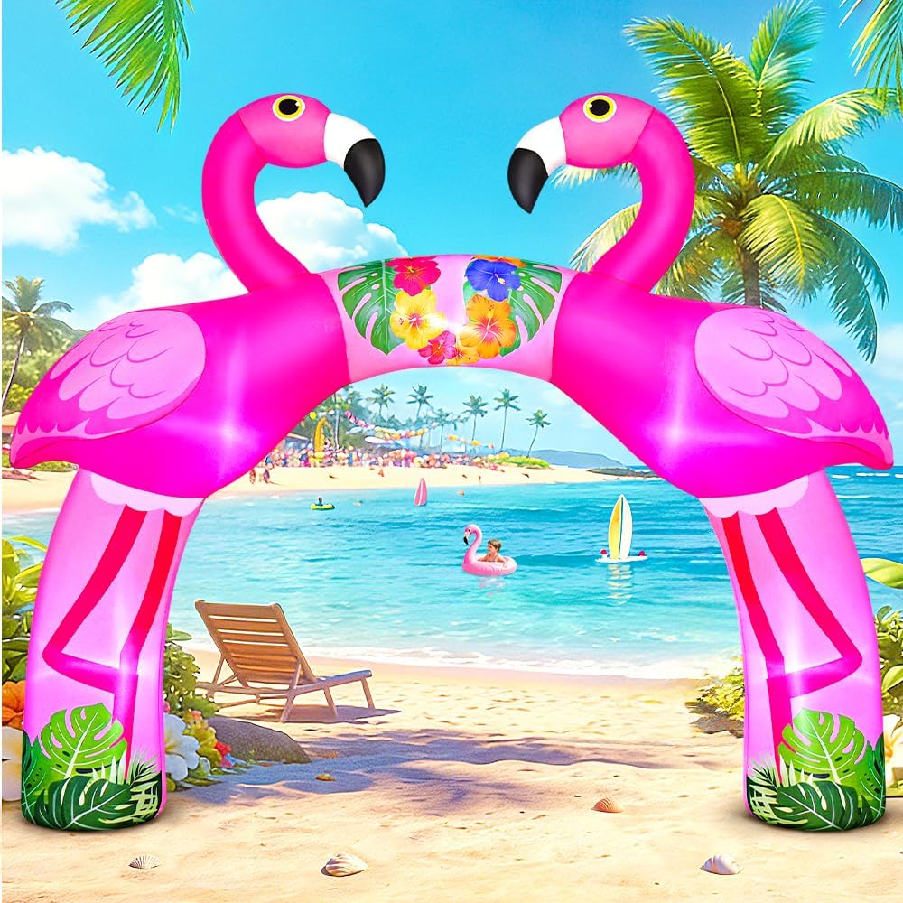 Legendary Kooy 12ft Summer Inflatables Flamingo — WeirdThingsToBuy weird find