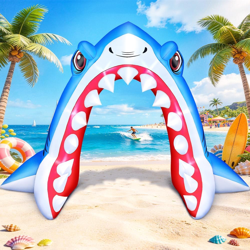 Legendary Kooy 13ft Giant Shark Inflatable — WeirdThingsToBuy weird find