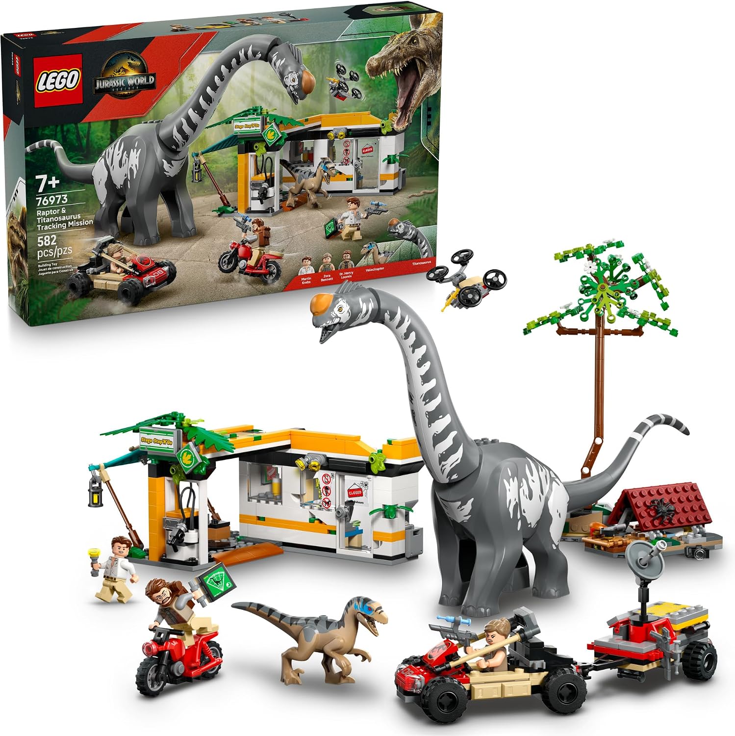 Legendary Lego Jurassic World Raptor Titanosaurus — WeirdThingsToBuy weird find