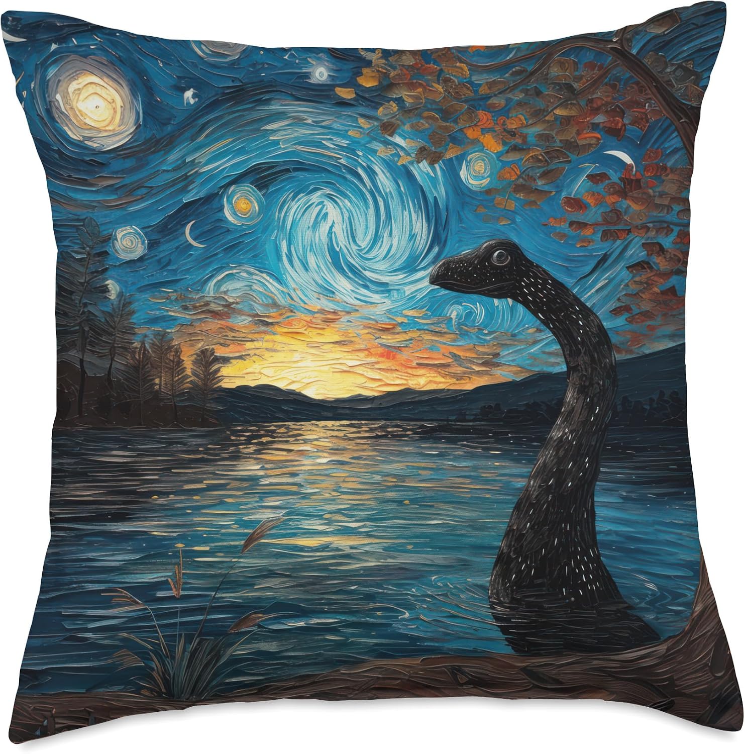 Legendary Loch Ness Monster Starry Night — WeirdThingsToBuy weird find