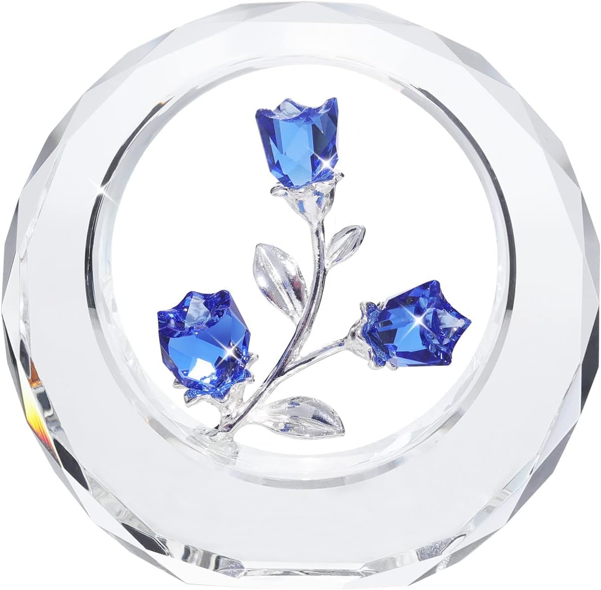 Legendary Longwin Crystal Tulips Flower Figurines — WeirdThingsToBuy weird find