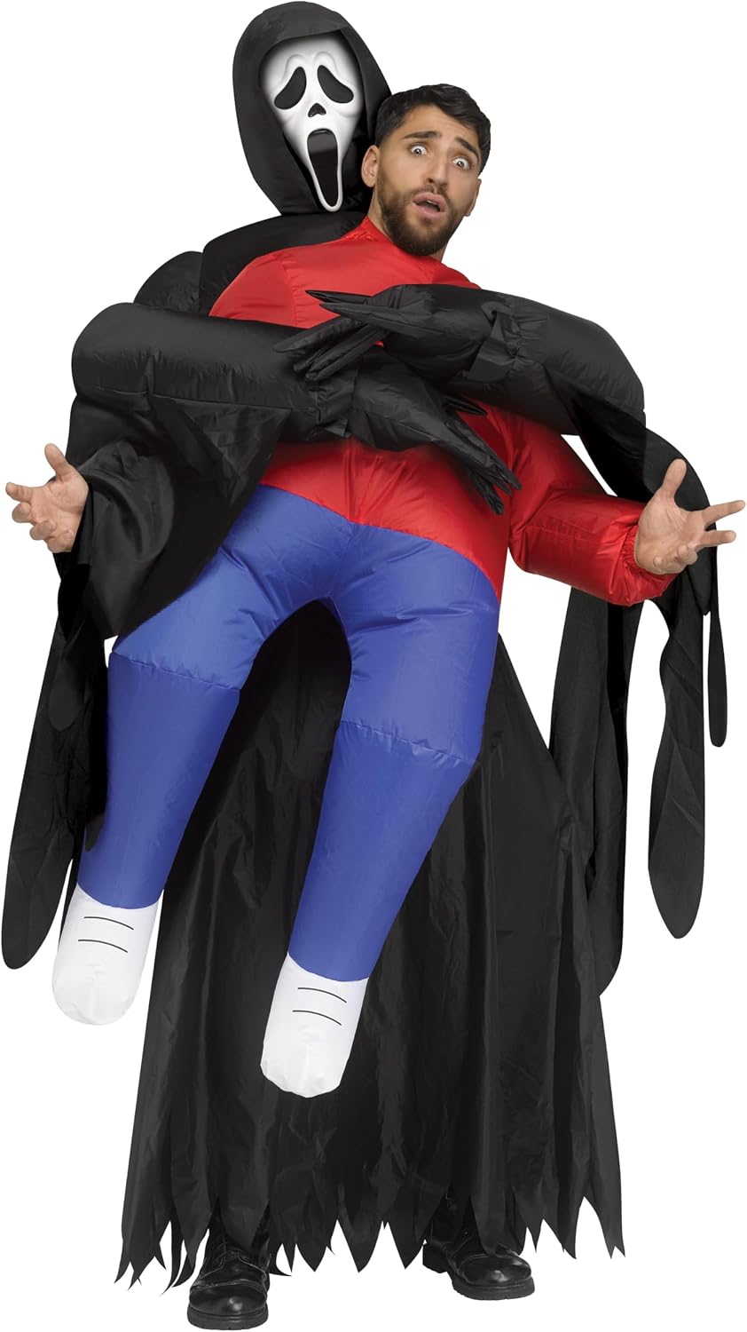 Legendary Men's Ghost Face Piggy Back — WeirdThingsToBuy weird find