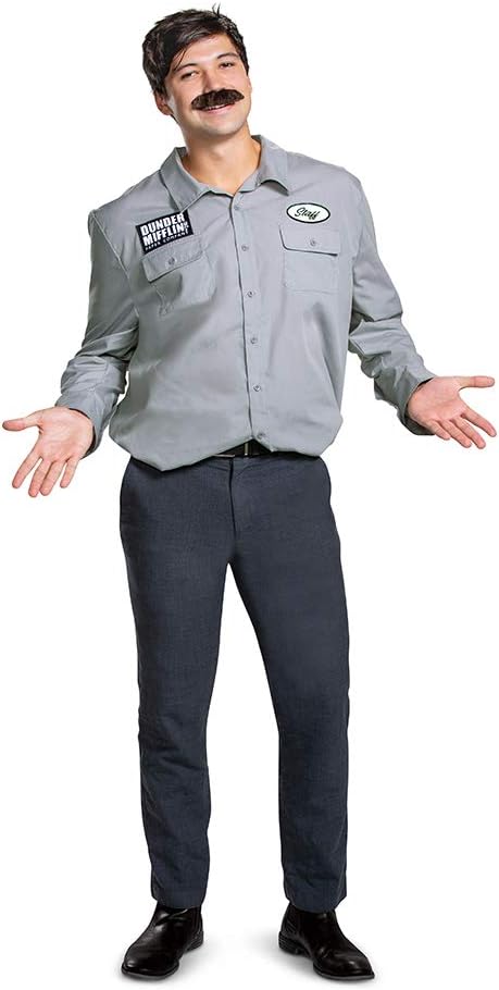 Legendary Mens Dunder Mifflin Warehouse Costume — WeirdThingsToBuy weird find