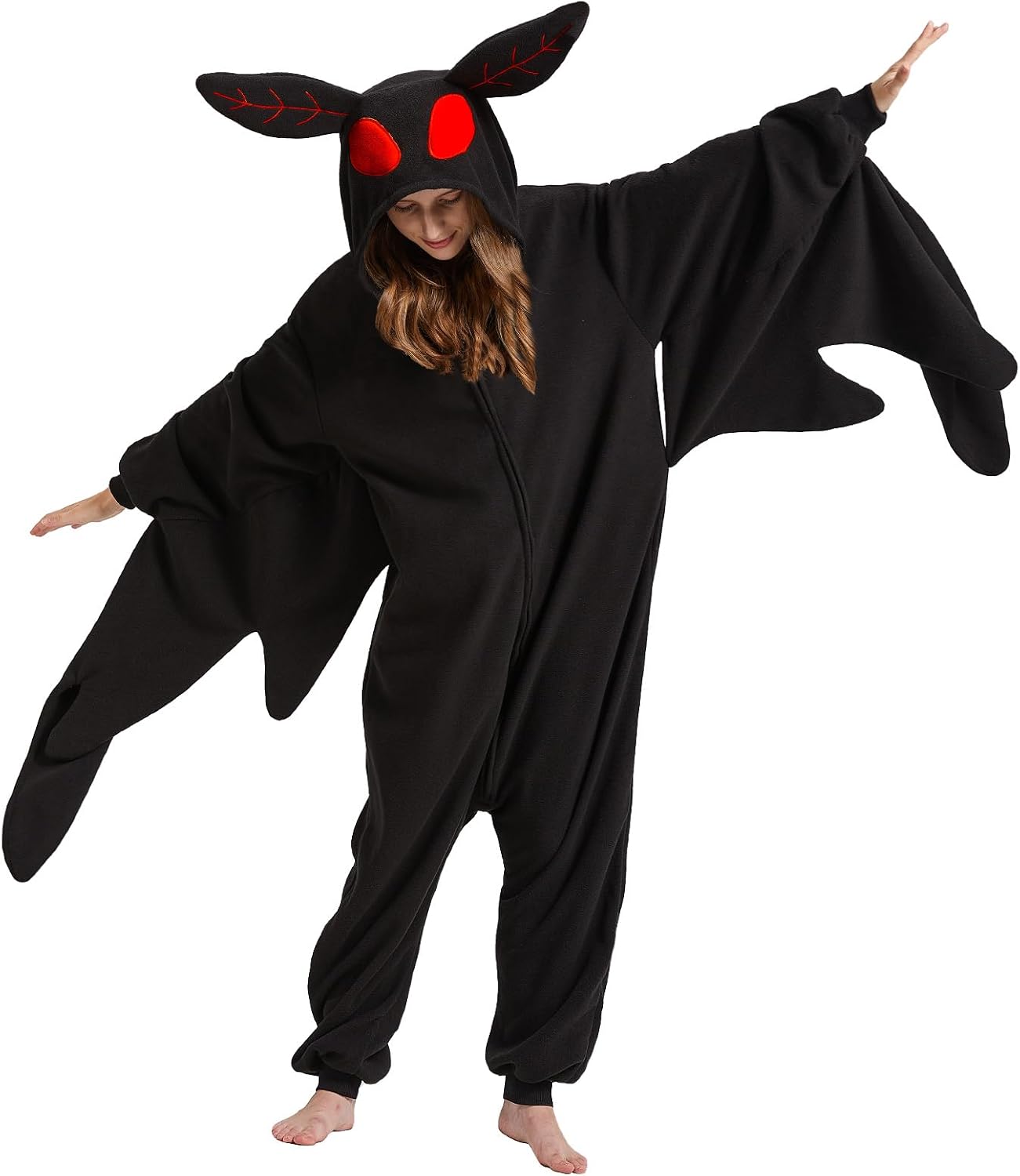 Legendary Mothman Costume Halloween Onesie Adult — WeirdThingsToBuy weird find