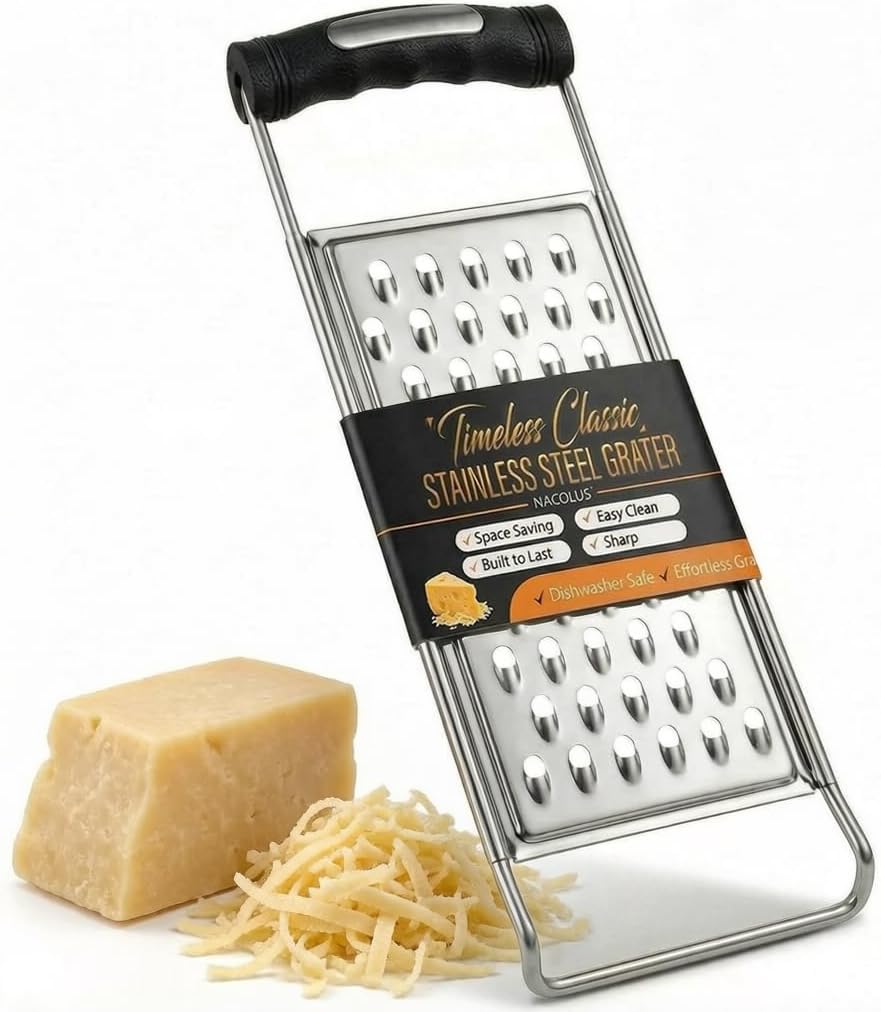 Legendary Nacolus Classic Stainless Steel Cheese — WeirdThingsToBuy weird find