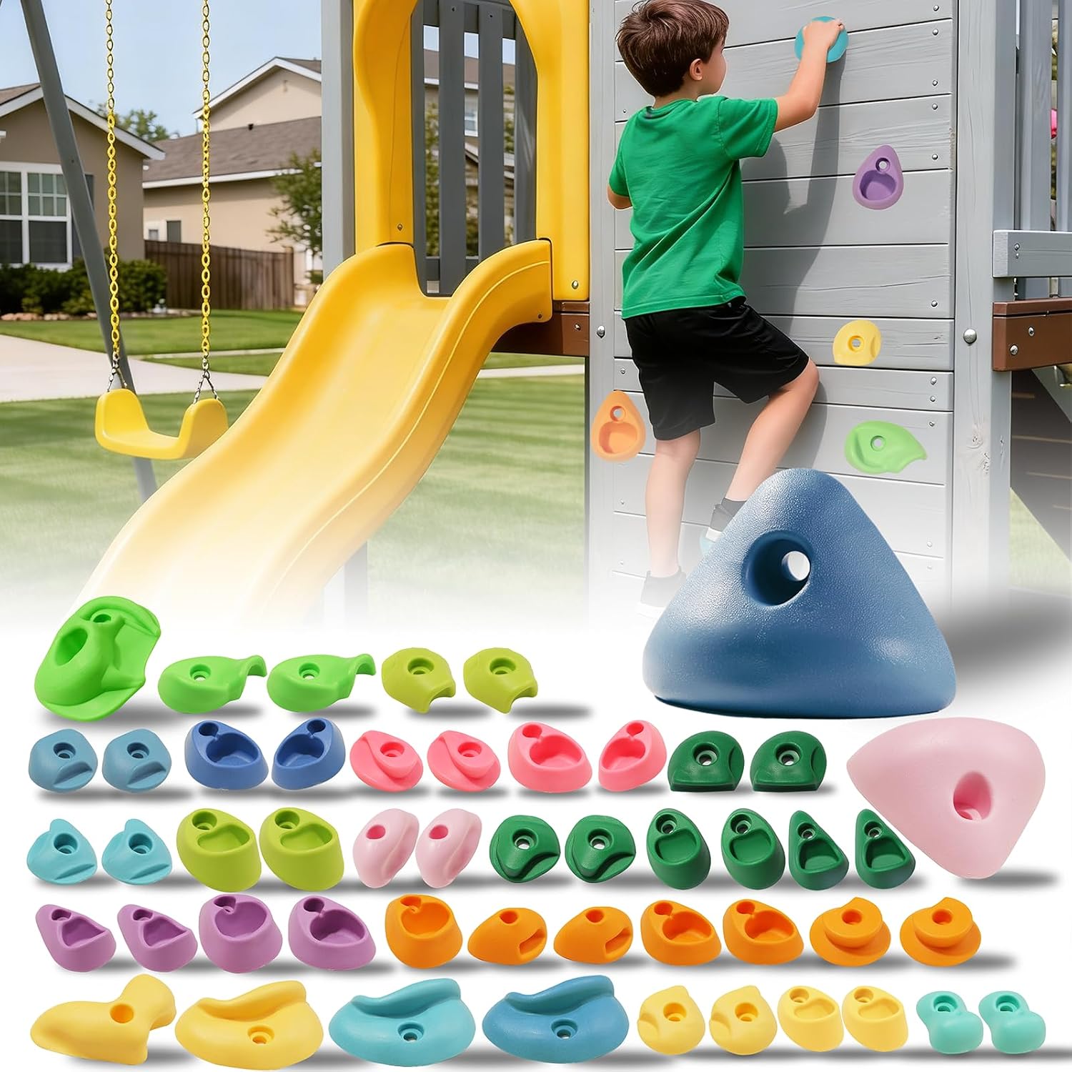 Legendary Neatatou 50 Rock Climbing Holds — WeirdThingsToBuy weird find