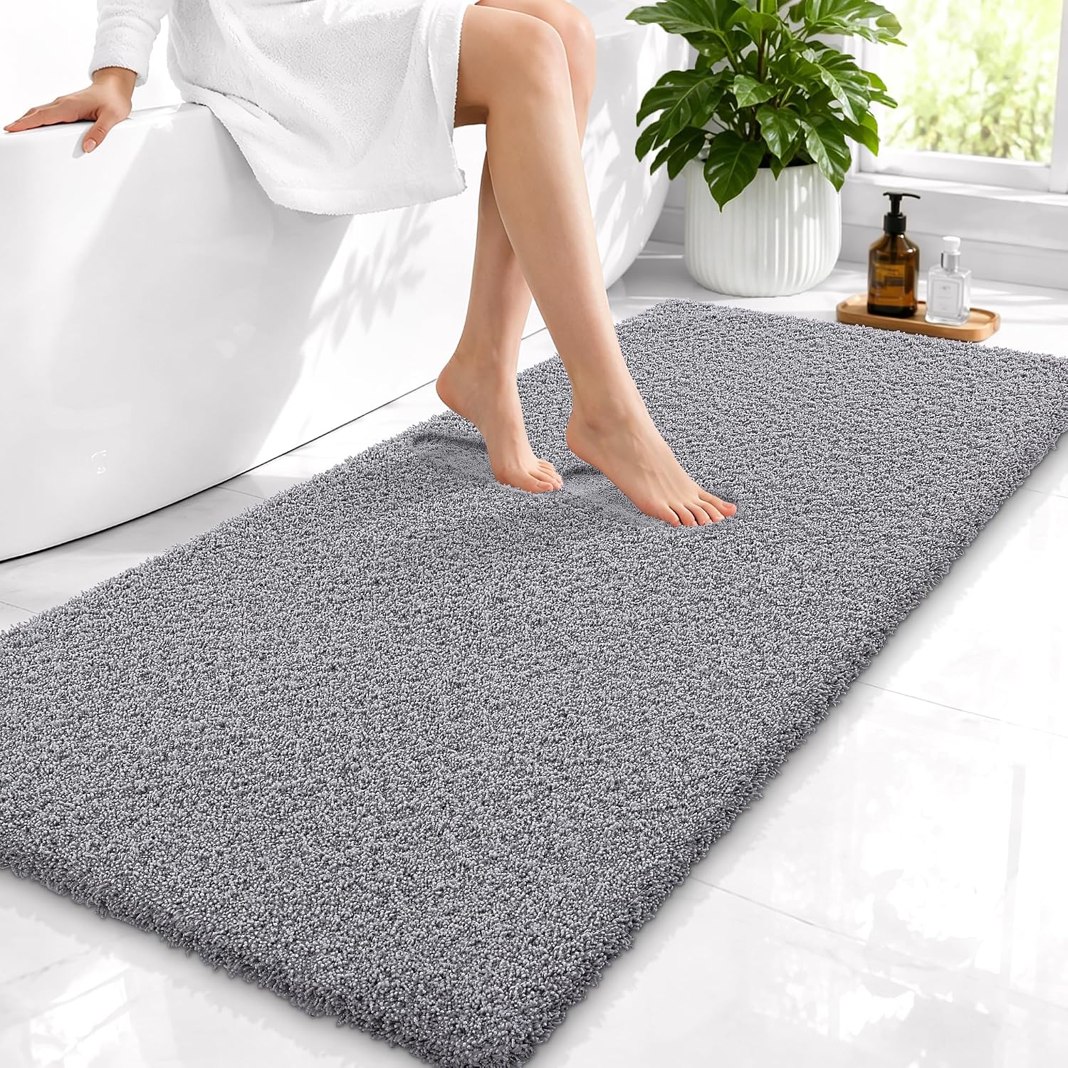 Legendary Olanly Microfiber Bathroom Runner Rugs — WeirdThingsToBuy weird find