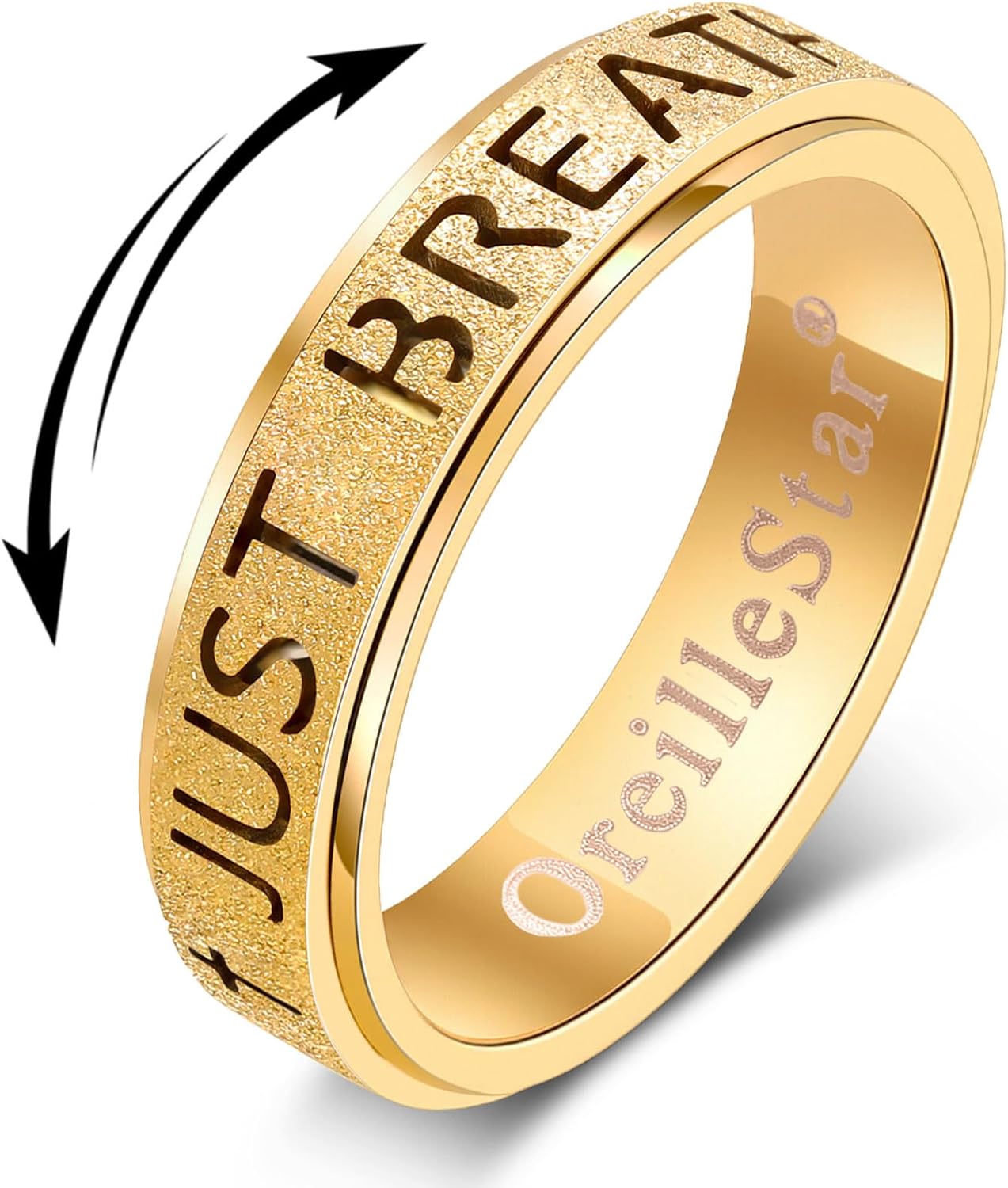 Legendary Oreillestar Fidget Anxiety Ring Women — WeirdThingsToBuy weird find