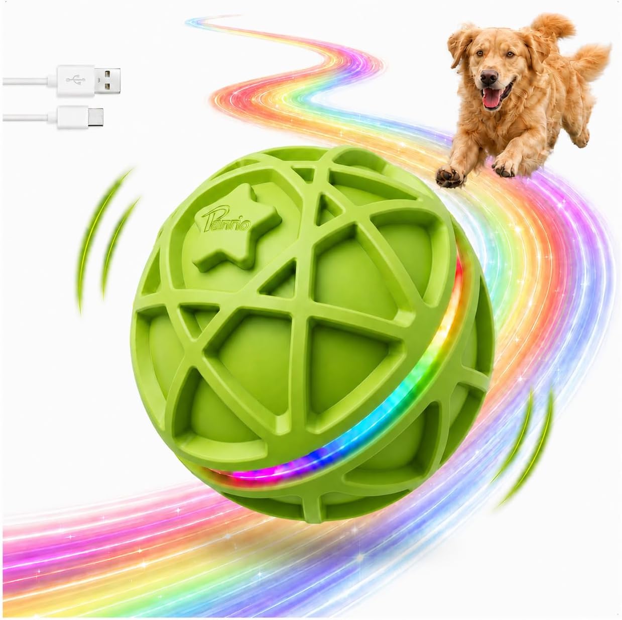 Legendary Panrio Interactive Dog Ball Motion — WeirdThingsToBuy weird find