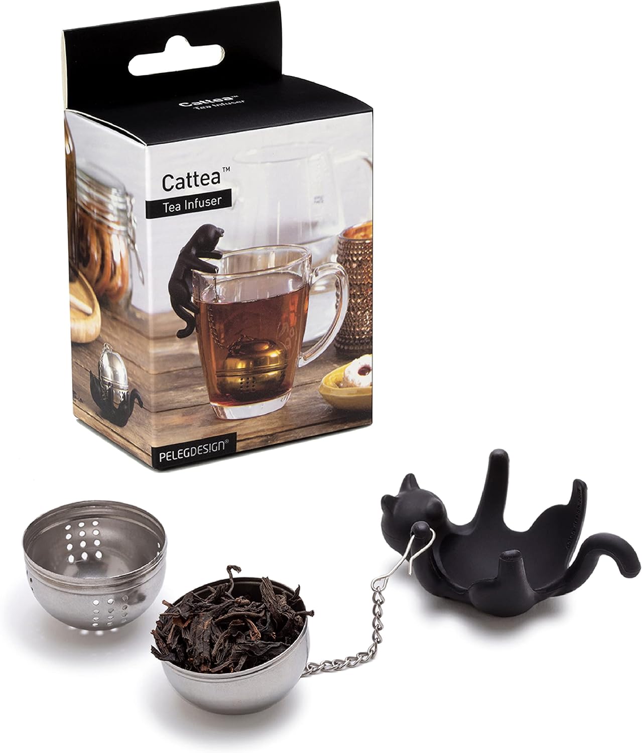 Legendary Peleg Design Cattea Tea Infuser — WeirdThingsToBuy weird find