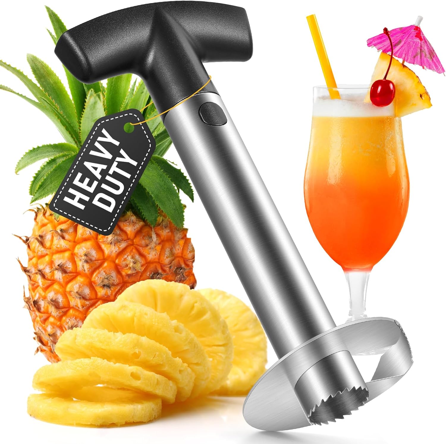 Legendary Pineapple Corer & Slicer Heavy — WeirdThingsToBuy weird find