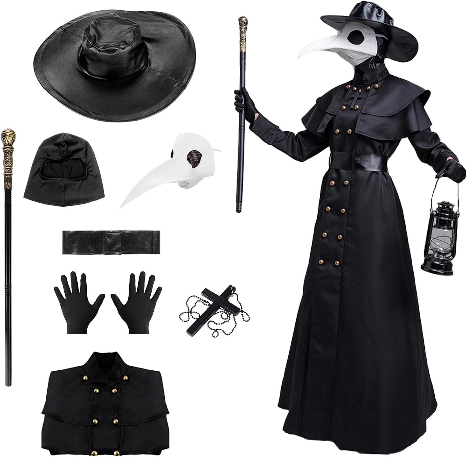 Legendary Plague Doctor Halloween Costume Adult — WeirdThingsToBuy weird find