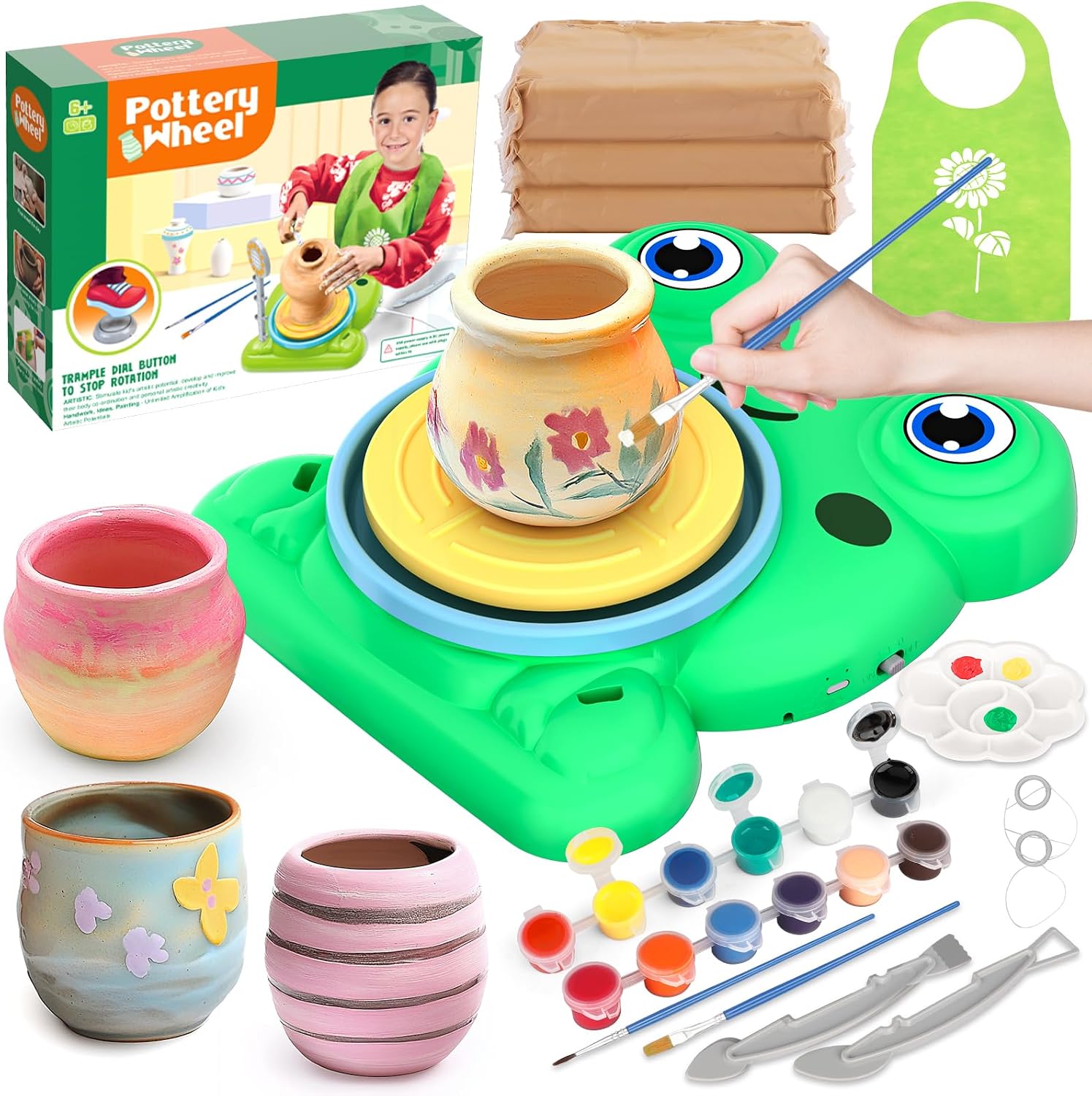 Legendary Pottery Wheel Kids Pottery Painting — WeirdThingsToBuy weird find