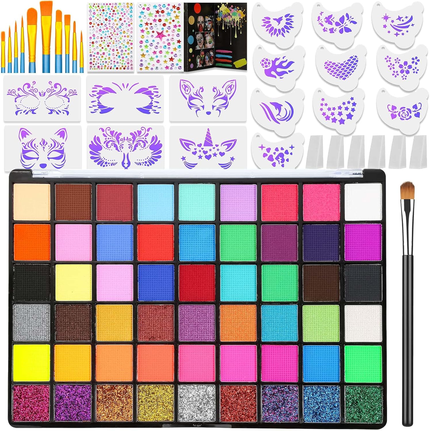 Legendary Professional Face Painting Kit Kids — WeirdThingsToBuy weird find