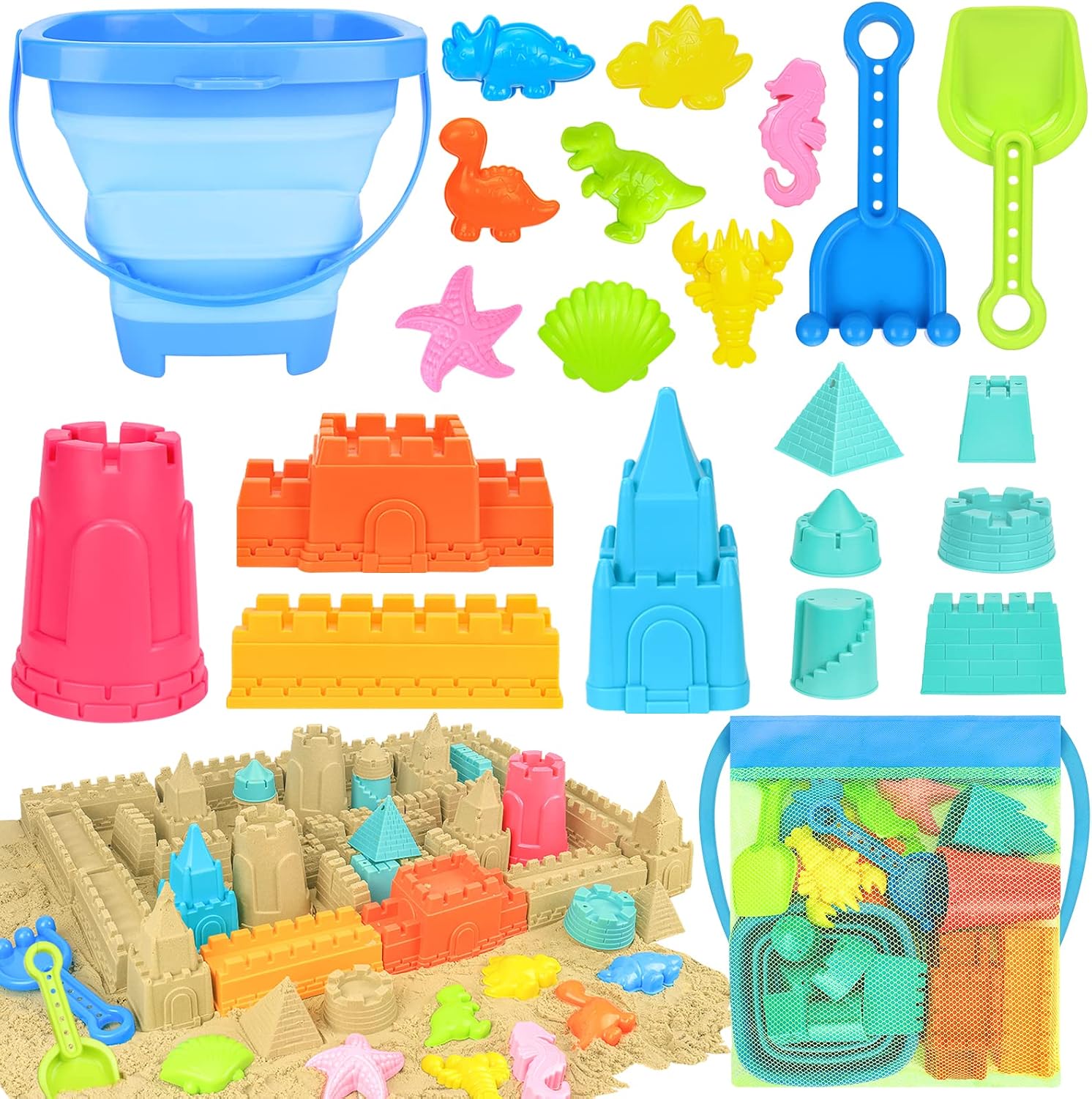 Legendary Racpnel Beach Toys Collapsible Bucket — WeirdThingsToBuy weird find