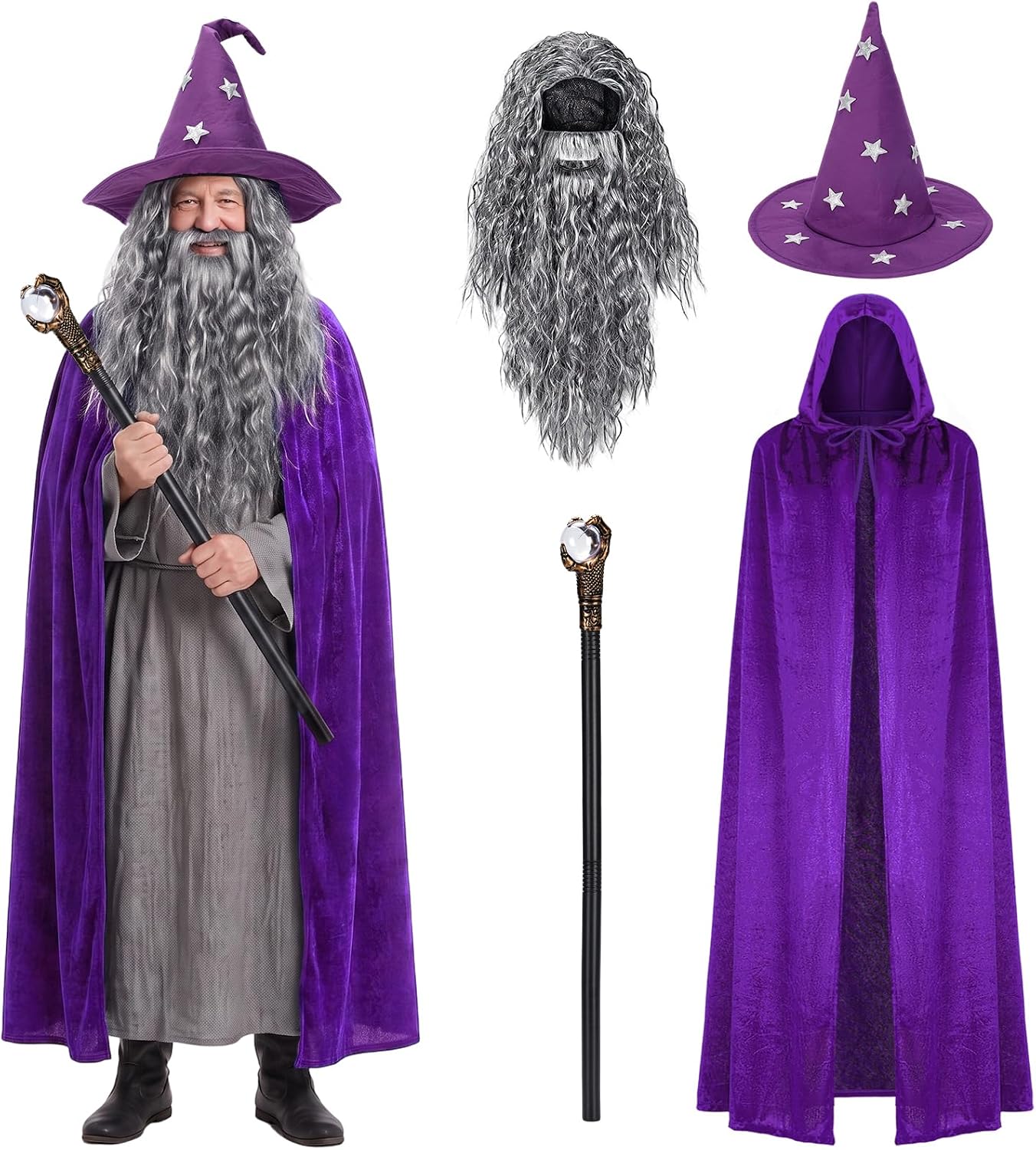 Legendary Regilt Halloween Wizard Costume Wizard — WeirdThingsToBuy weird find