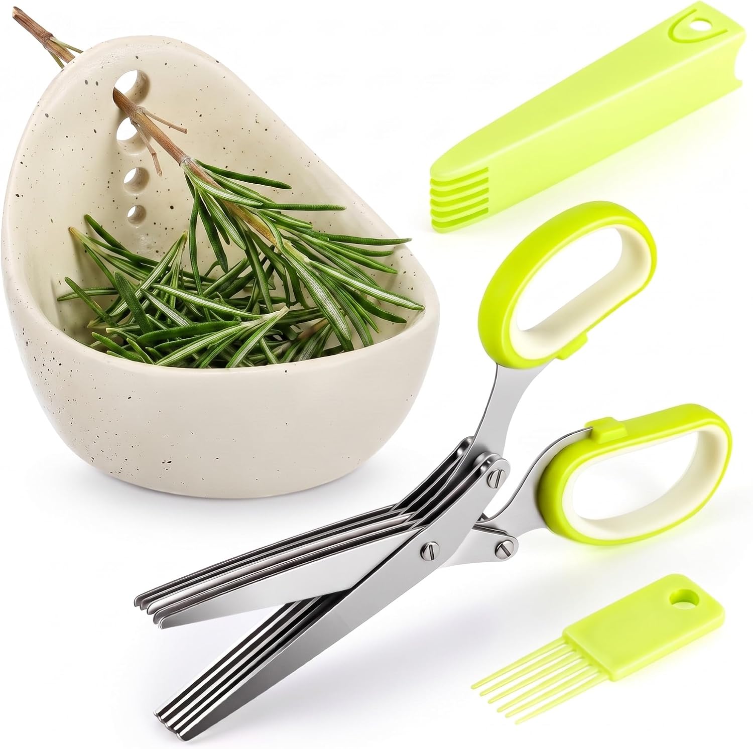 Legendary Remerry 5 Blades Herb Scissors — WeirdThingsToBuy weird find