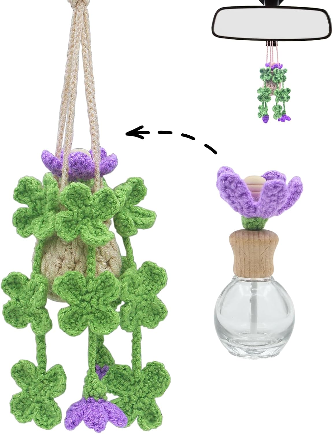 Legendary Rofigl Handmade Crochet Hanging Car — WeirdThingsToBuy weird find