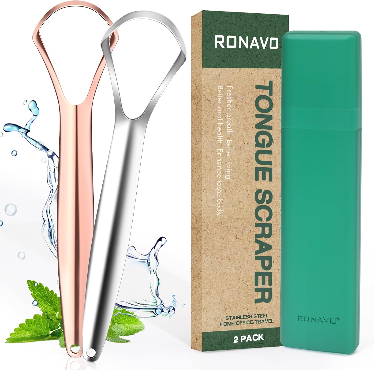 Legendary Ronavo Tongue Scraper Adults Two — WeirdThingsToBuy weird find