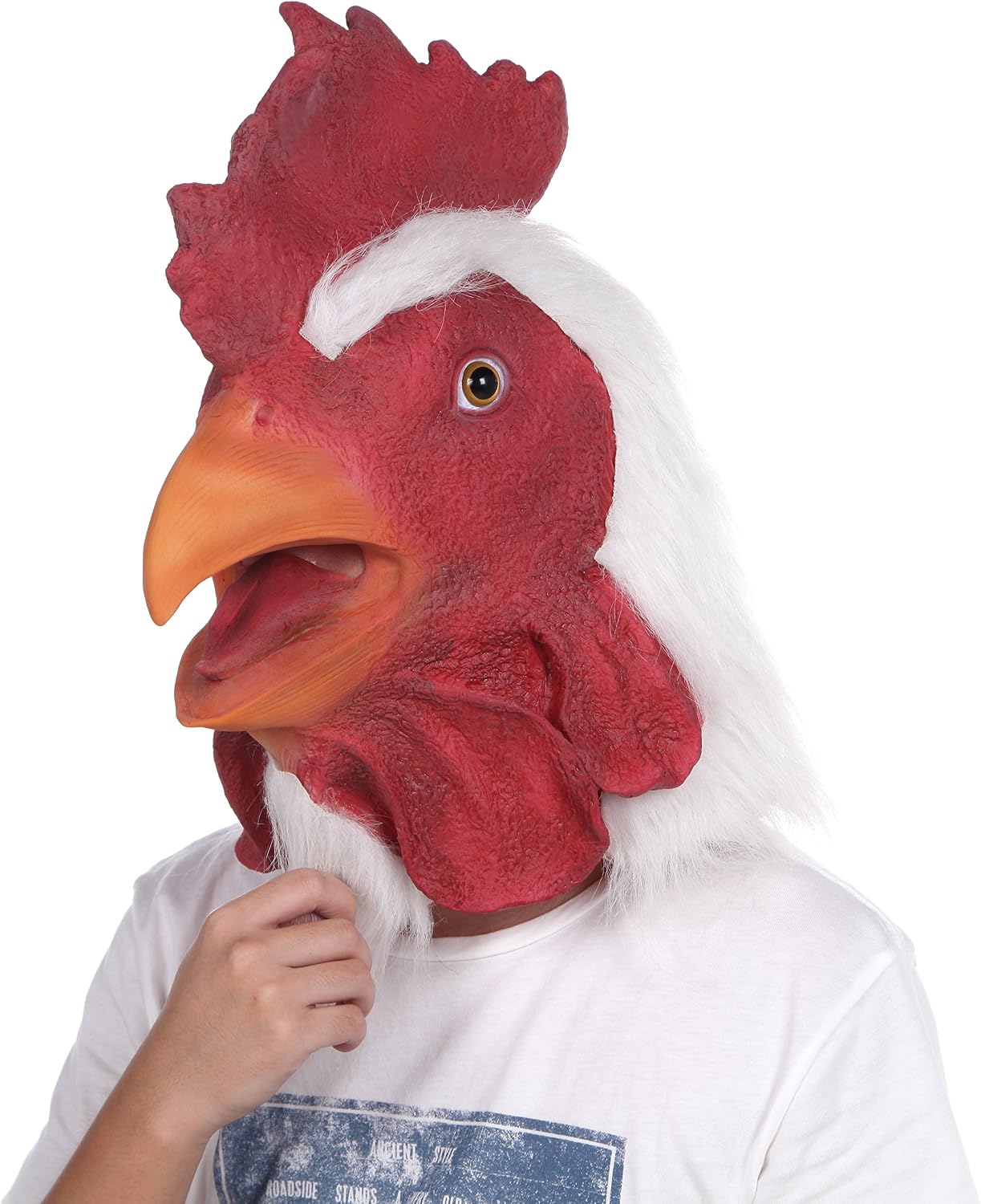 Legendary Rooster Mask Realistic Latex Chicken — WeirdThingsToBuy weird find