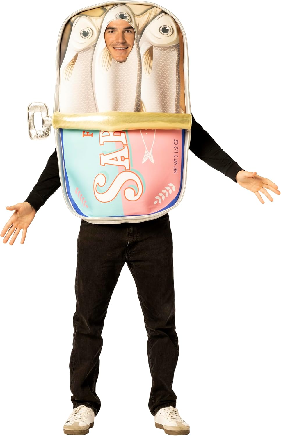Legendary Sardines Can Halloween Costume Men — WeirdThingsToBuy weird find
