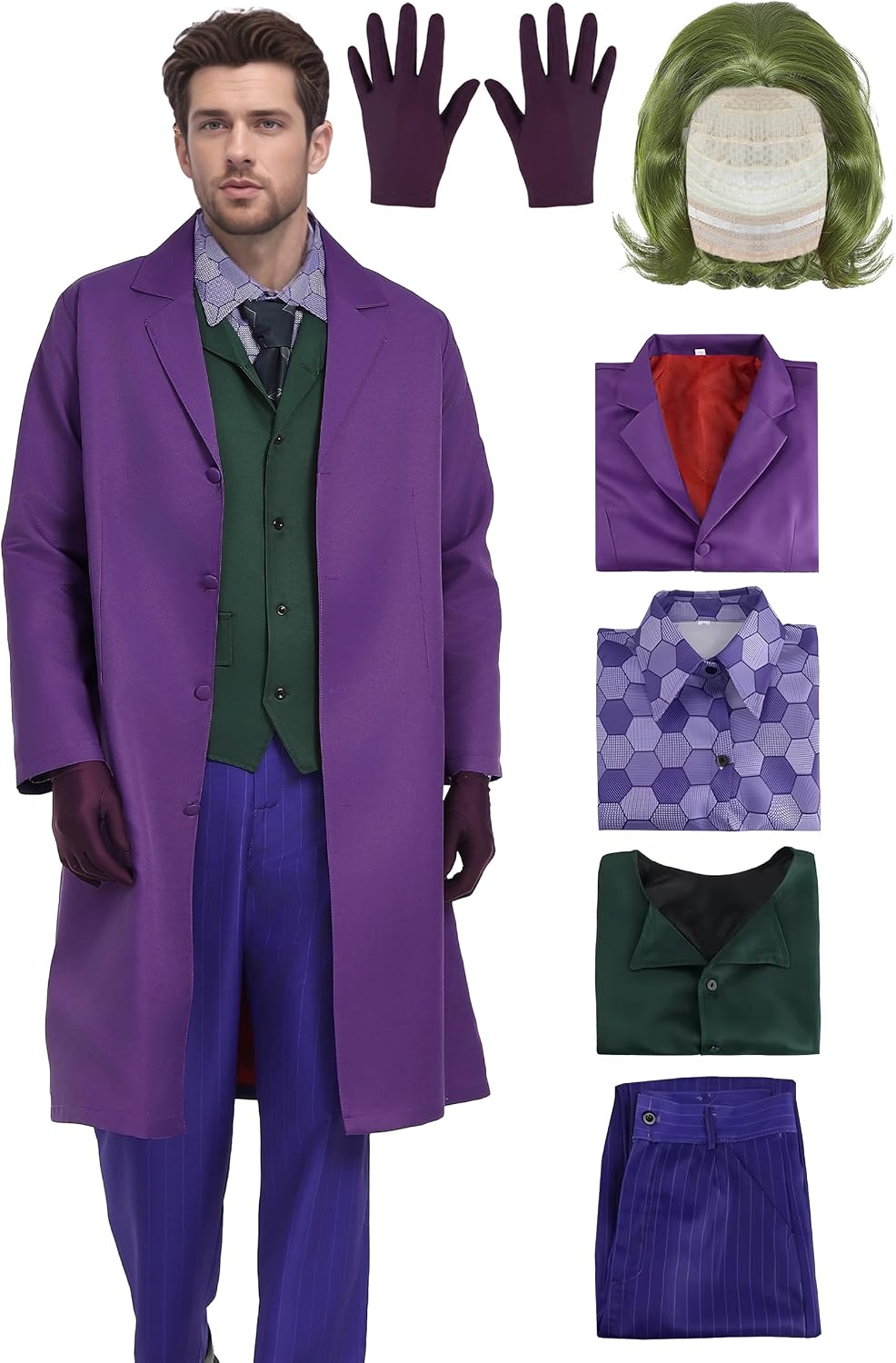 Legendary Seven Men's Purple Windbreaker Set — WeirdThingsToBuy weird find