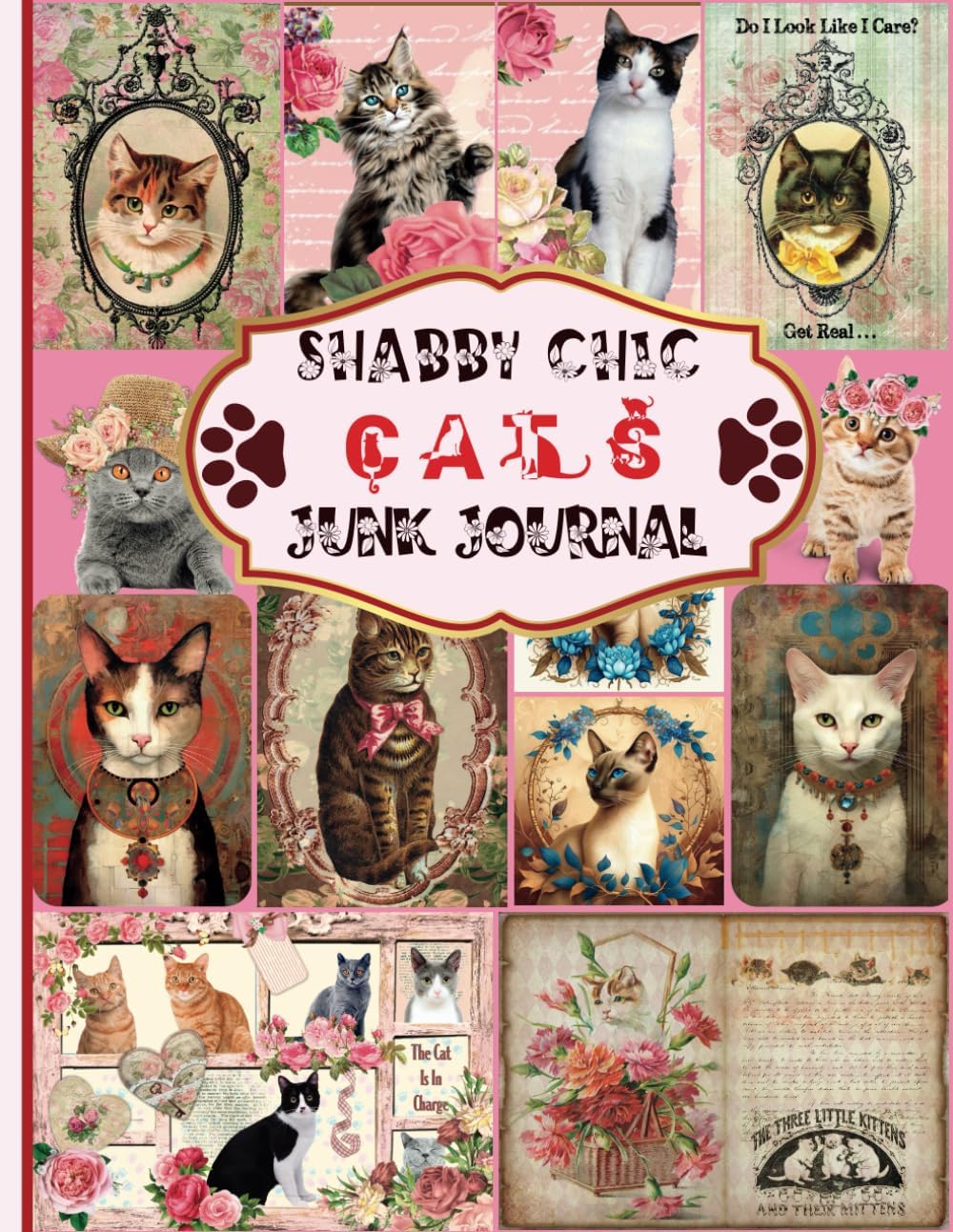 Legendary Shabby Chic Cats Junk Journal — WeirdThingsToBuy weird find