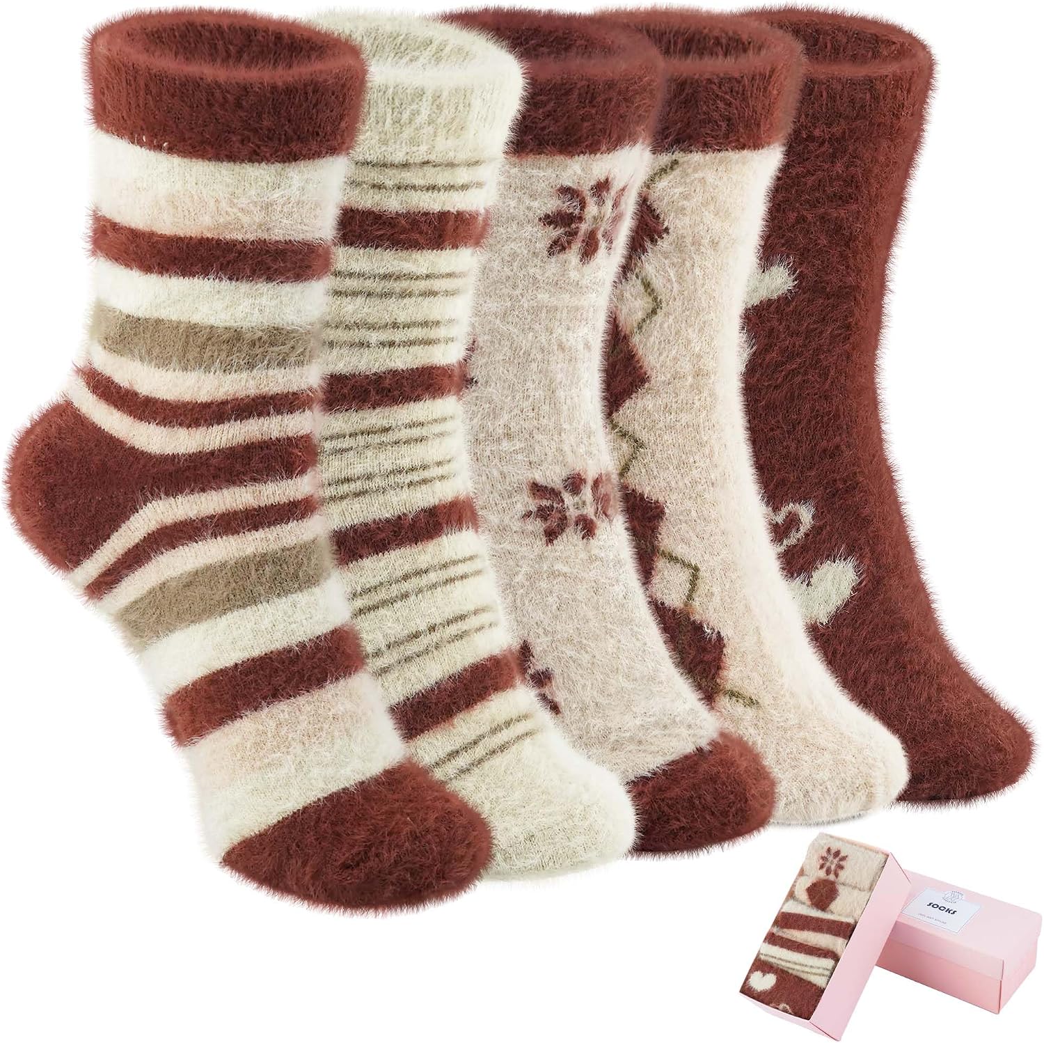 Legendary Sisosock 5 Pairs Fuzzy Soft — WeirdThingsToBuy weird find