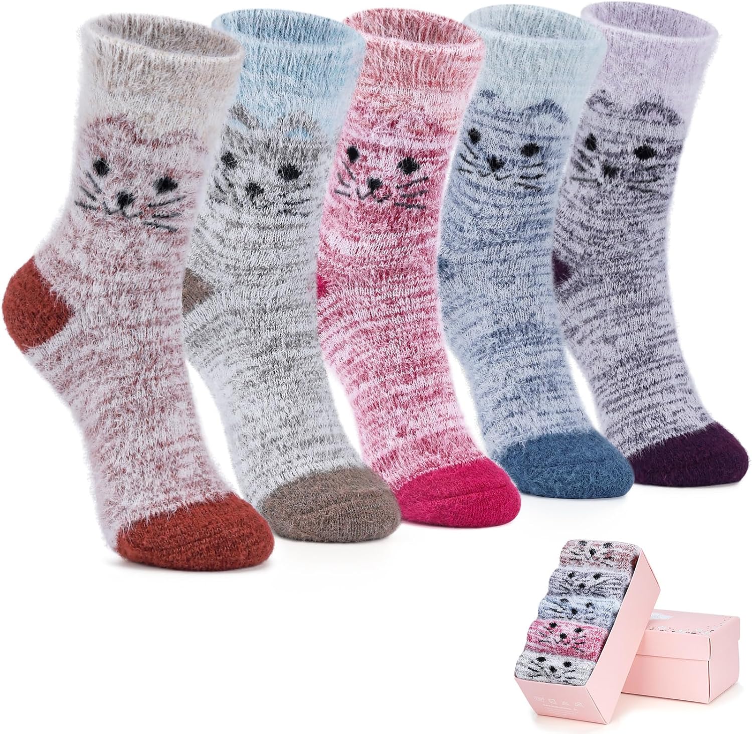 Legendary Sisosock 5 Pairs Fuzzy Soft — WeirdThingsToBuy weird find