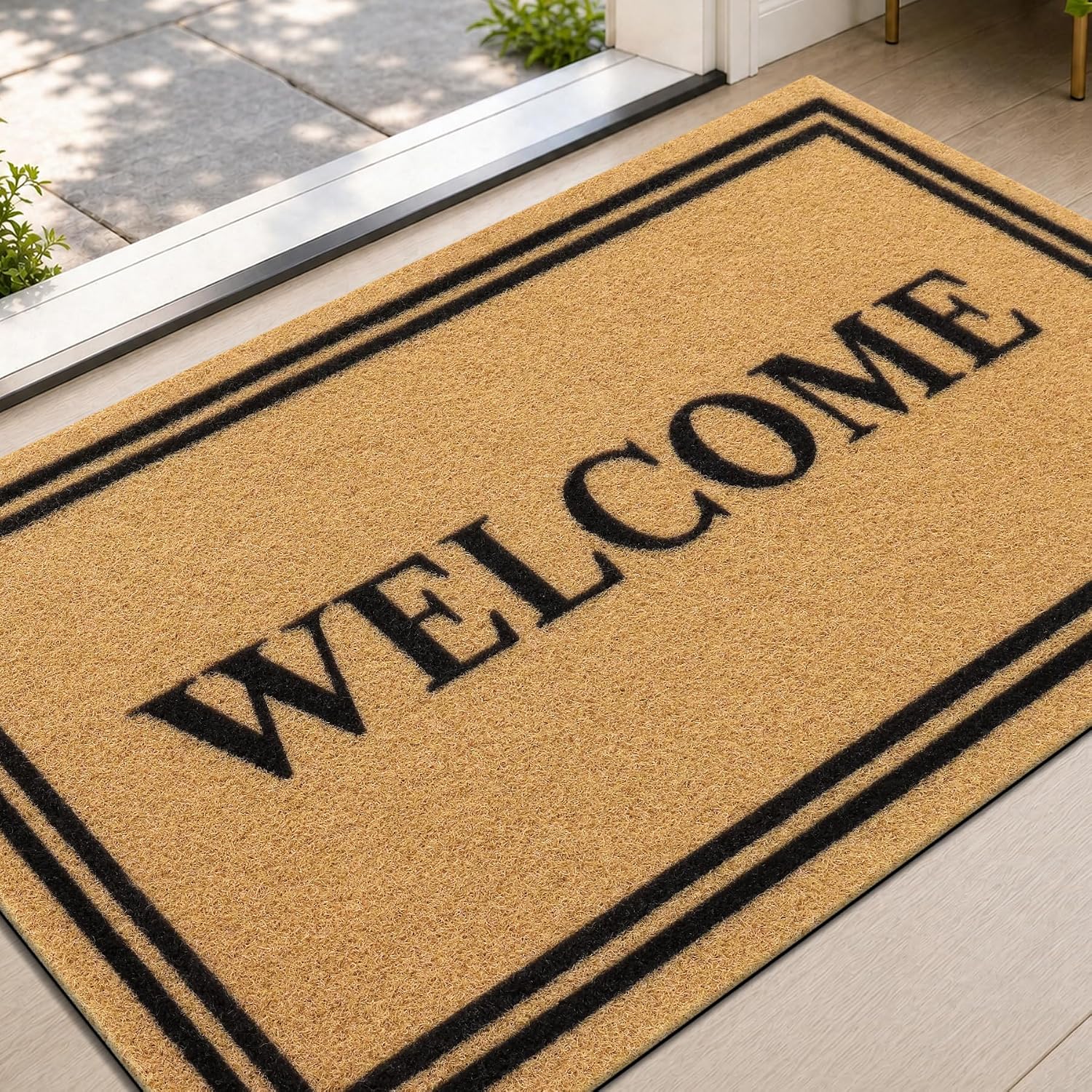 Legendary Smiry Front Door Mat Outside — WeirdThingsToBuy weird find