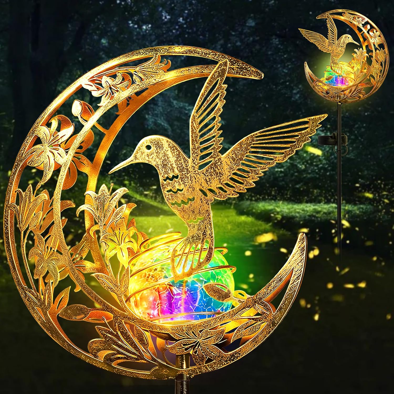 Legendary Solar Lights Outdoor Decor Hummingbird — WeirdThingsToBuy weird find