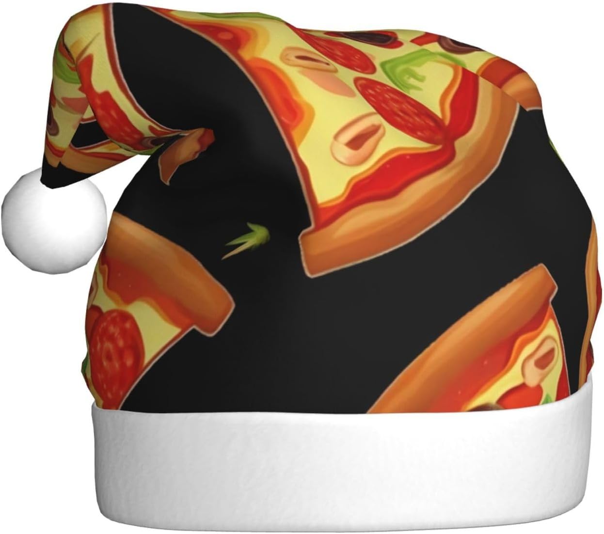 Legendary Tasty Pizza Santa Hat Christmas — WeirdThingsToBuy weird find