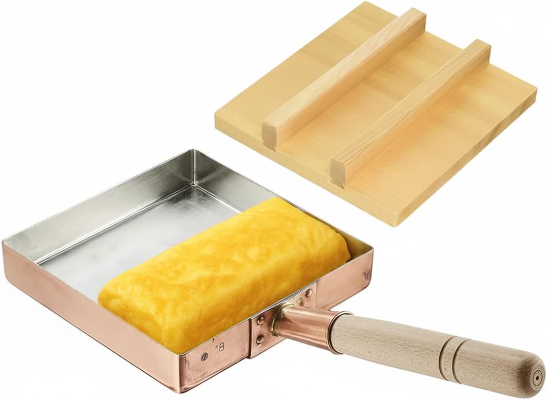 Legendary Tikusan Japanese Tamagoyaki Omelets Copper — WeirdThingsToBuy weird find