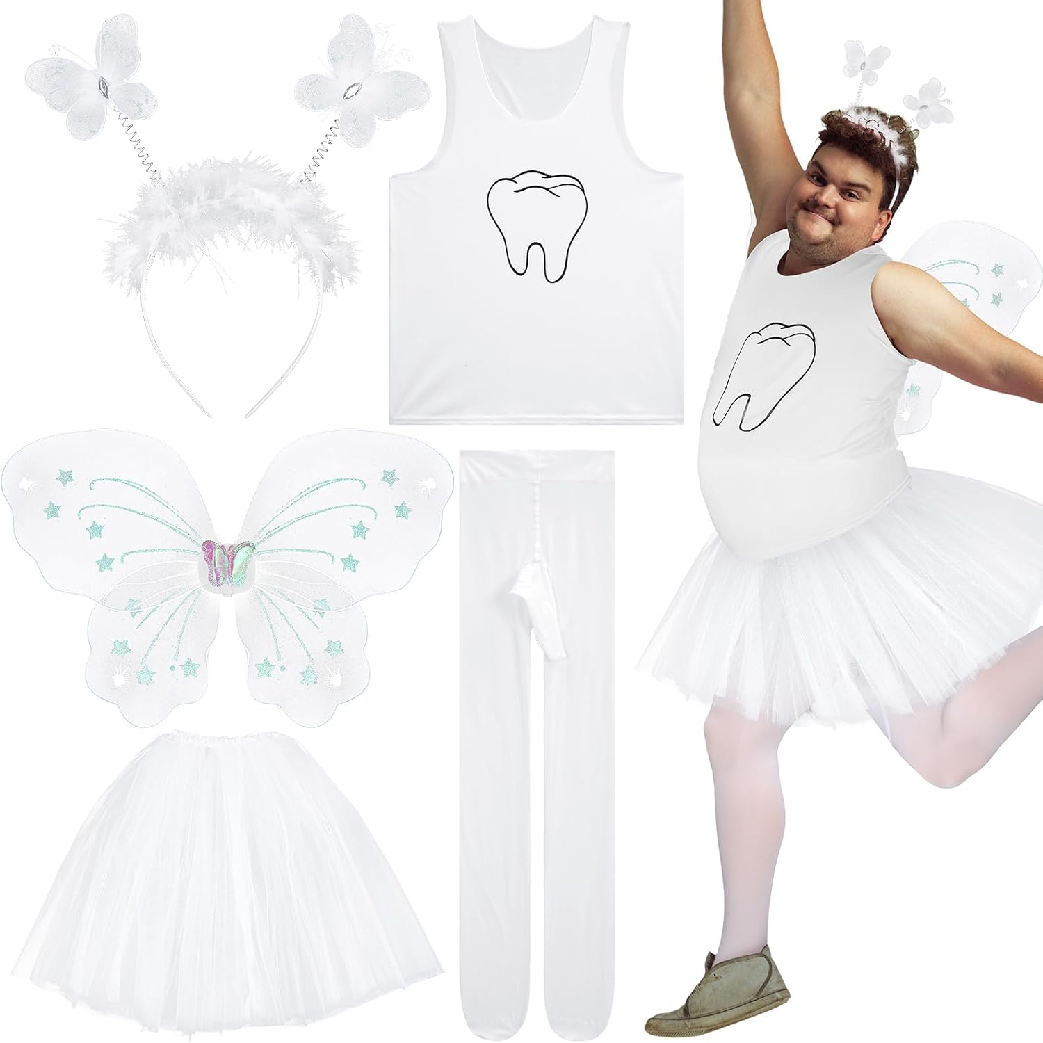 Legendary Tooth Fairy Costume Adult Halloween — WeirdThingsToBuy weird find