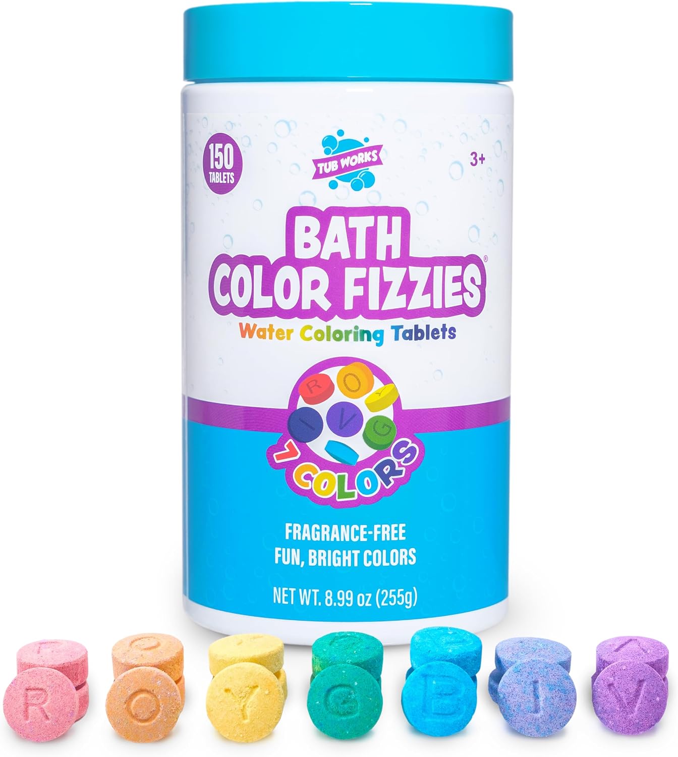 Legendary Tub Works Bath Color Fizzies — WeirdThingsToBuy weird find