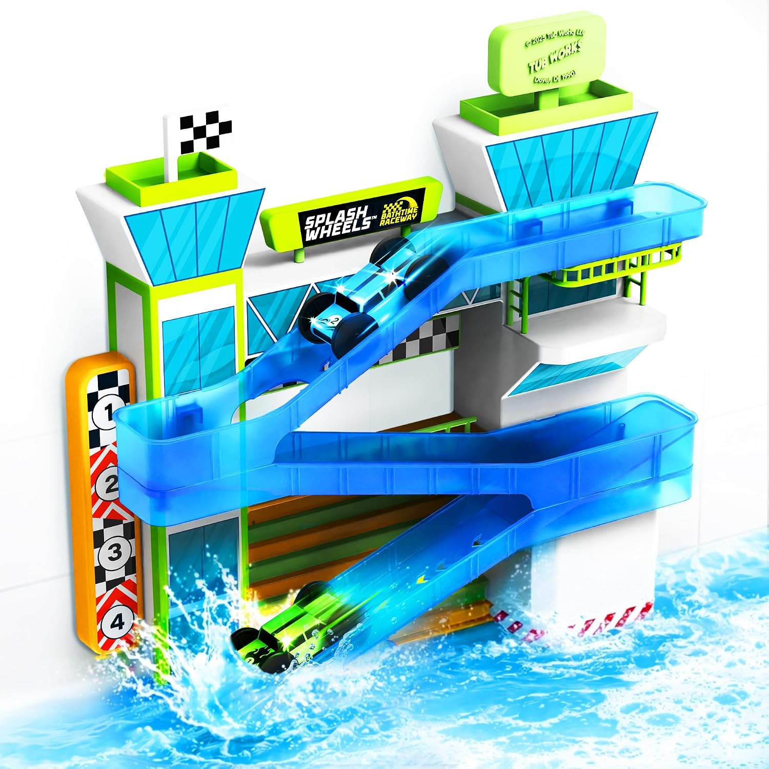 Legendary Tub Works Splash Wheels Bathtime — WeirdThingsToBuy weird find