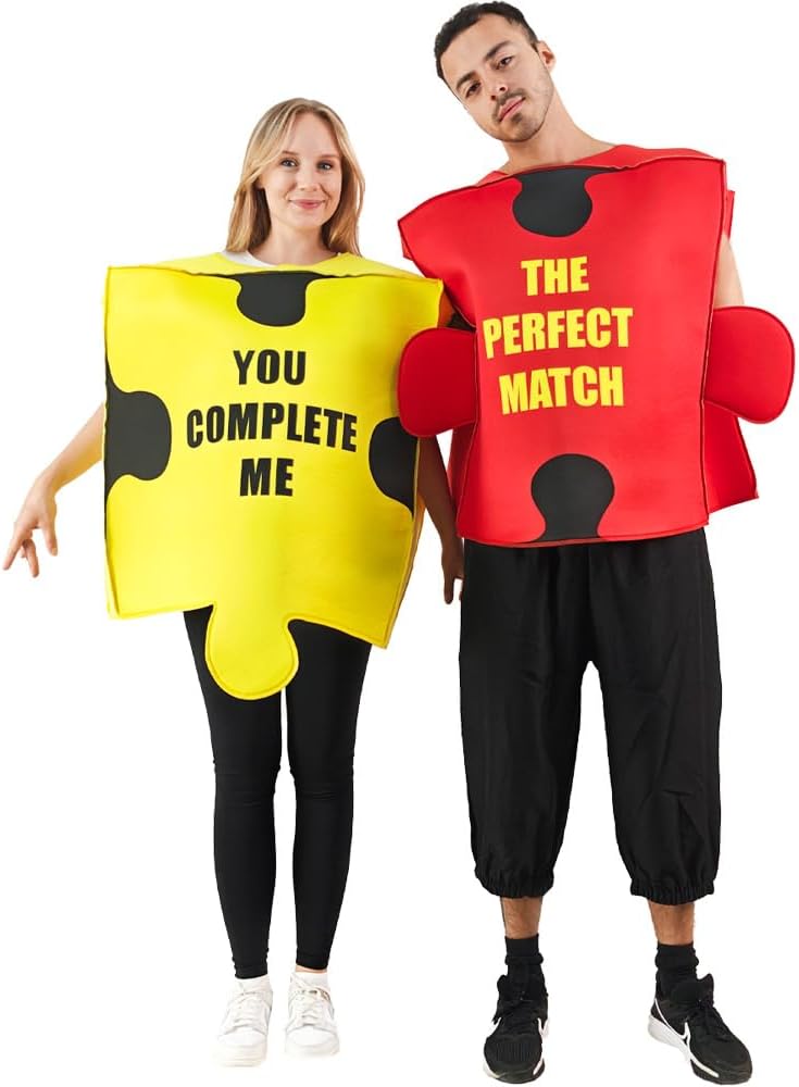 Legendary Unisex Adult Couples Puzzle Costume — WeirdThingsToBuy weird find