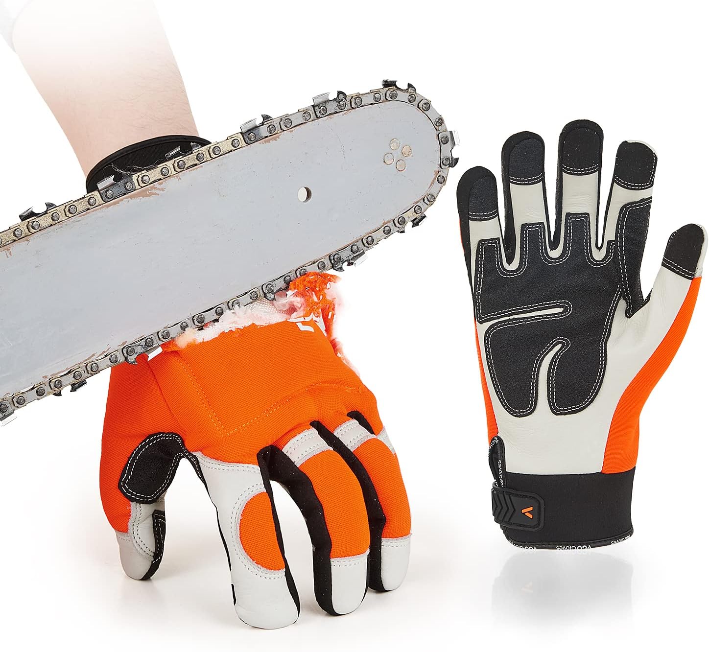 Legendary Vgo Leather Chainsaw Gloves Both — WeirdThingsToBuy weird find