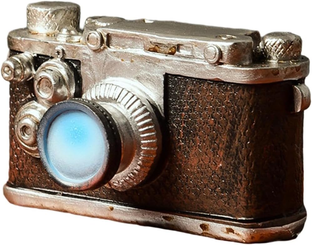 Legendary Vintage Camera Sculpture Hand Painted — WeirdThingsToBuy weird find