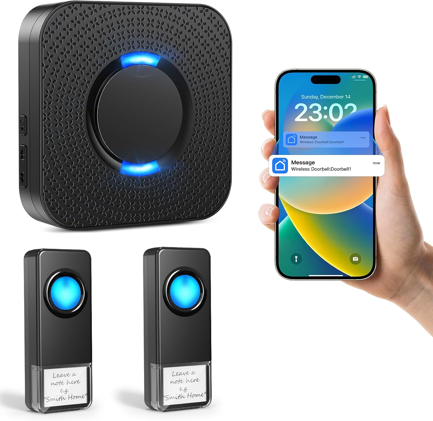 Legendary Wireless Doorbell 2 Buttons Smart — WeirdThingsToBuy weird find