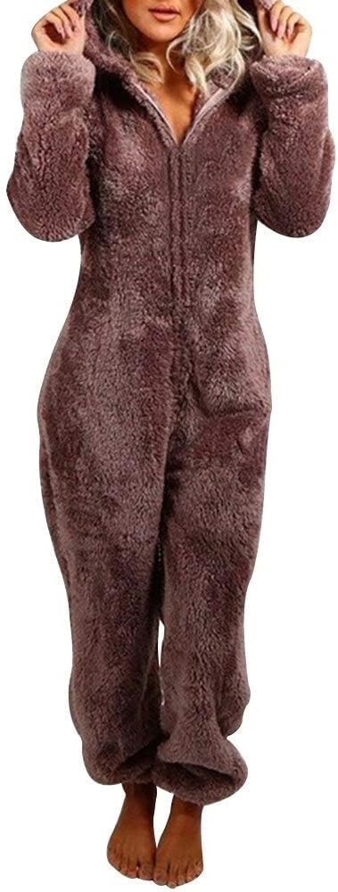 Legendary Womens Fleece Onesie Pajamas Jumpsuit — WeirdThingsToBuy weird find