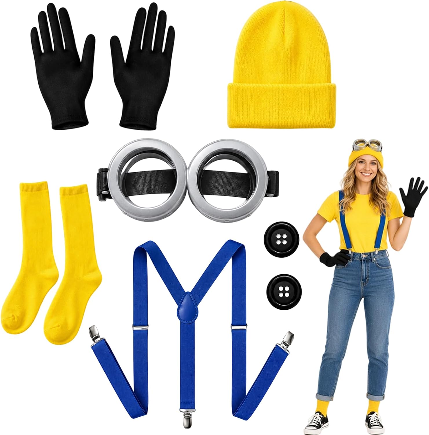 Legendary Yellow Character Costume Set Adults — WeirdThingsToBuy weird find