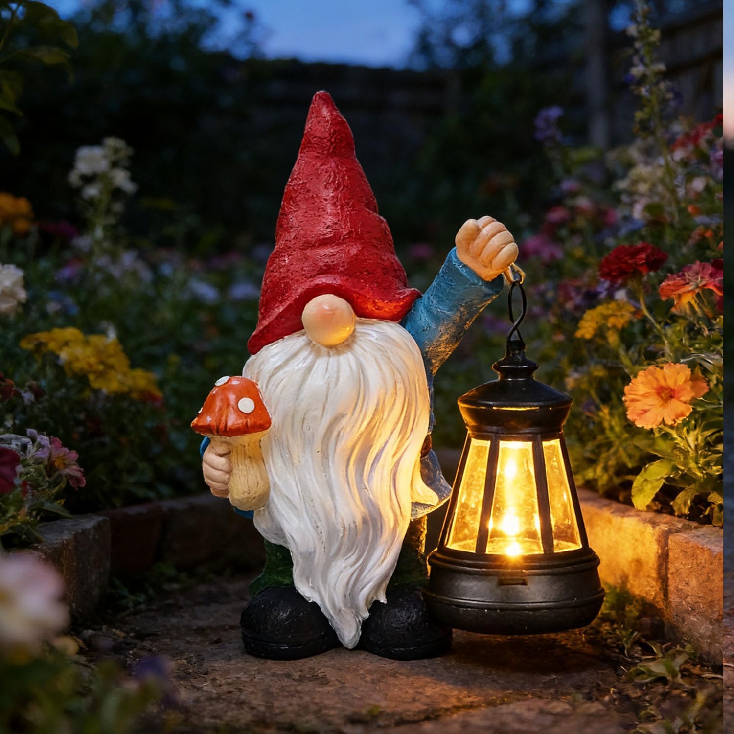 Legendary Yewanye Solar Gnome Garden Statue — WeirdThingsToBuy weird find