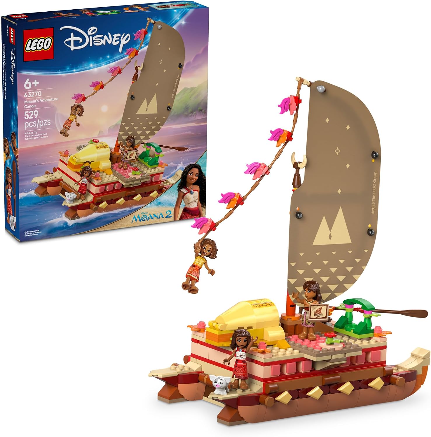 Lego Disney Moana's Adventure Canoe Energy — WeirdThingsToBuy weird find