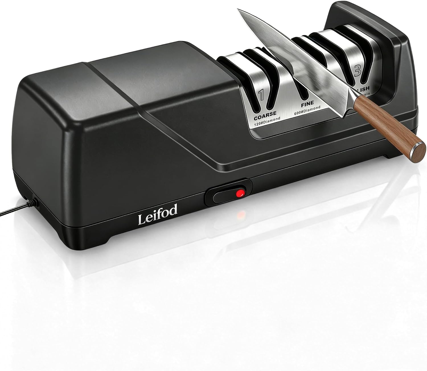 Leifod Electric Knife Sharpener Kitchen — WeirdThingsToBuy weird find