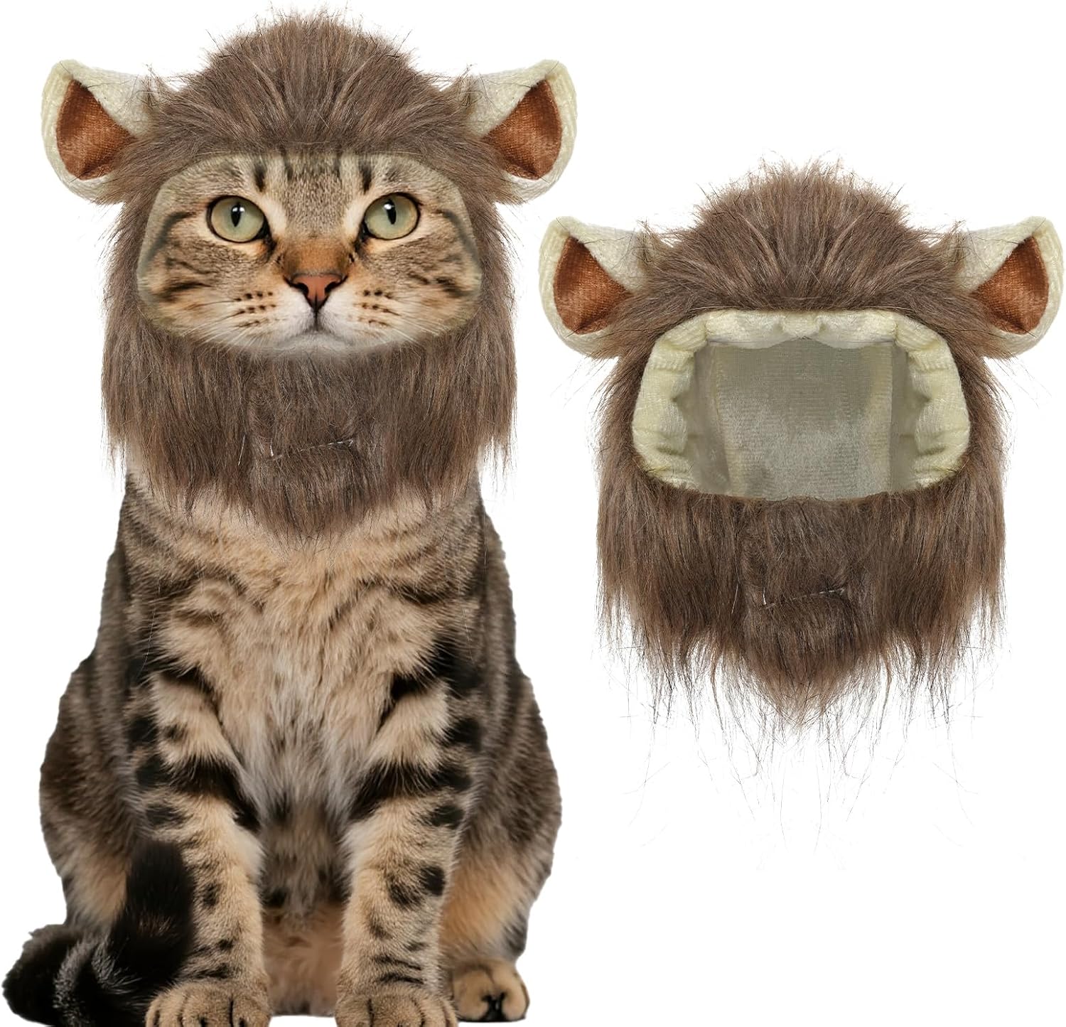 Lion Mane Wig Cat Dog Situation — WeirdThingsToBuy weird find