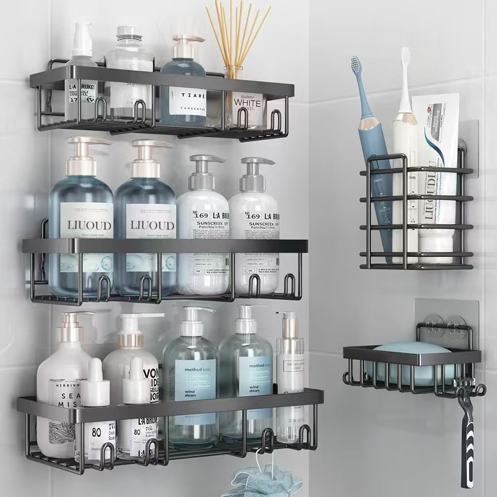 Liuoud 5 Pack Shower Caddy — WeirdThingsToBuy weird find